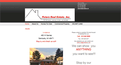 Desktop Screenshot of petersrealestateinc.com